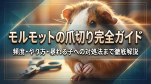 モルモットの爪切り完全ガイド｜頻度・やり方・暴れる子への対処法まで徹底解説