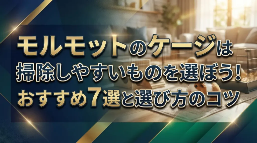 モルモットのケージは掃除しやすいものを選ぼう！おすすめ7選と選び方のコツ