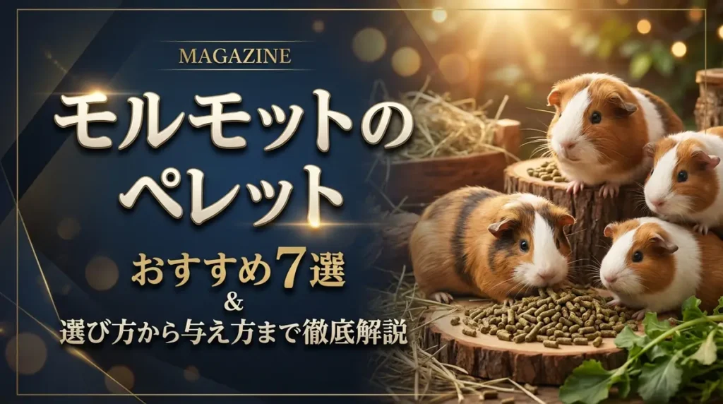 モルモットのペレットおすすめ7選｜選び方から与え方まで徹底解説