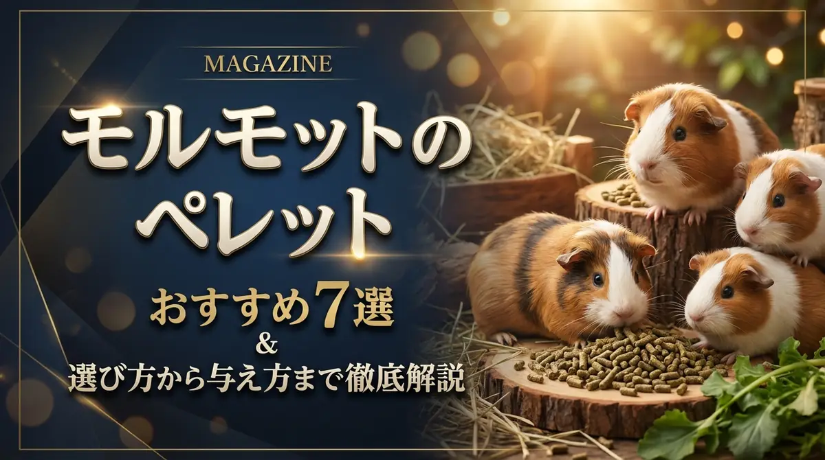 モルモットのペレットおすすめ7選｜選び方から与え方まで徹底解説
