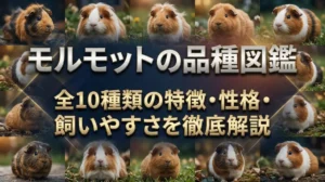 モルモットの品種図鑑｜全10種類の特徴・性格・飼いやすさを徹底解説