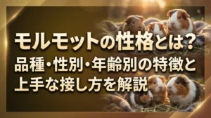モルモットの性格とは？品種・性別・年齢別の特徴と上手な接し方を解説