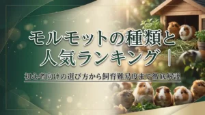 モルモットの種類と人気ランキング｜初心者向けの選び方から飼育難易度まで徹底解説