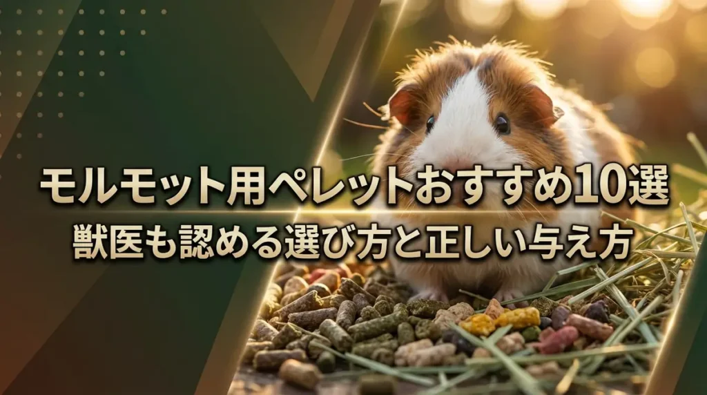モルモット用ペレットおすすめ10選｜獣医も認める選び方と正しい与え方