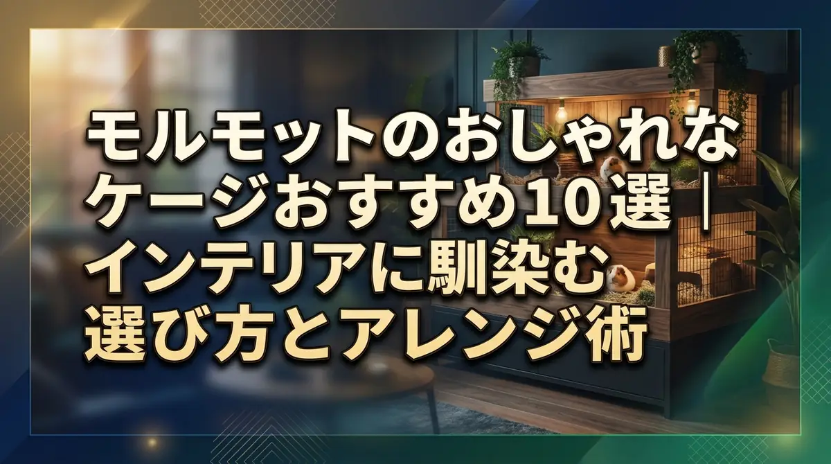 モルモットのおしゃれなケージおすすめ10選｜インテリアに馴染む選び方とアレンジ術