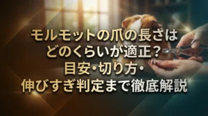 モルモットの爪の長さはどのくらいが適正？目安・切り方・伸びすぎ判定まで徹底解説